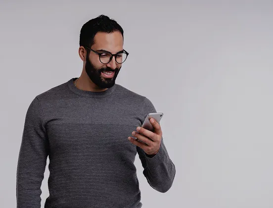 Guy with phone